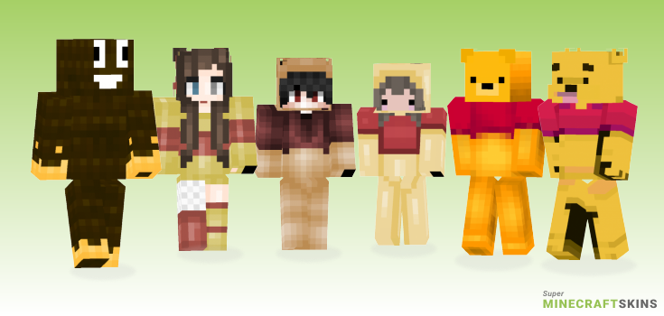 Winnie Minecraft Skins - Best Free Minecraft skins for Girls and Boys