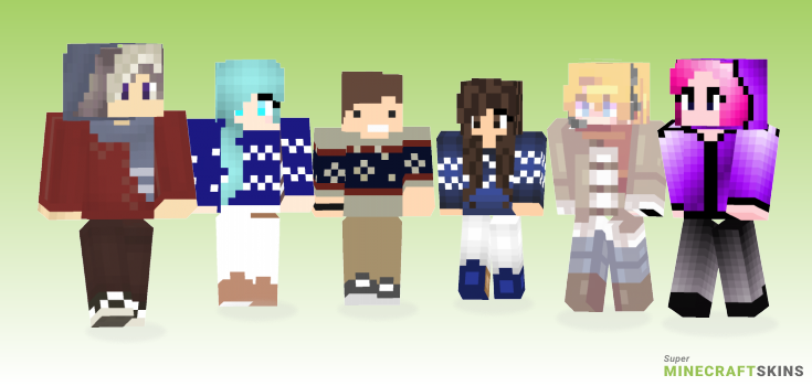Winter outfit Minecraft Skins - Best Free Minecraft skins for Girls and Boys