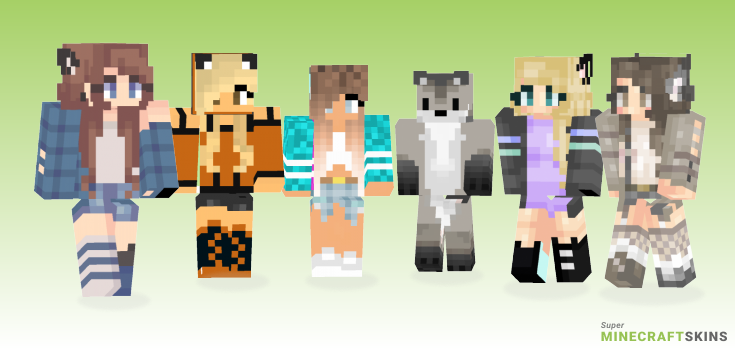 Wolfy Minecraft Skins - Best Free Minecraft skins for Girls and Boys