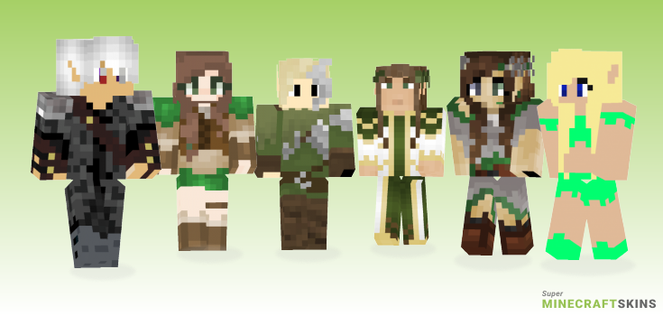 Woodland elf Minecraft Skins - Best Free Minecraft skins for Girls and Boys