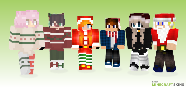 Xmas Minecraft Skins - Best Free Minecraft skins for Girls and Boys