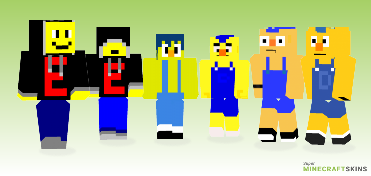 Yellow guy Minecraft Skins - Best Free Minecraft skins for Girls and Boys