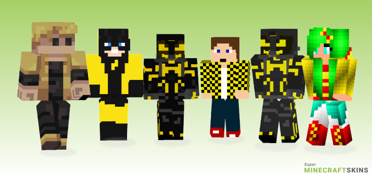 Yellow jacket Minecraft Skins - Best Free Minecraft skins for Girls and Boys