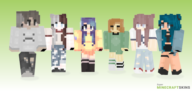 Yikes Minecraft Skins - Best Free Minecraft skins for Girls and Boys