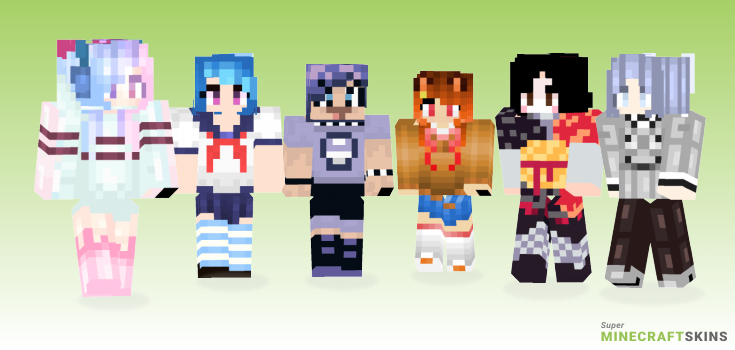 Yumi Minecraft Skins - Best Free Minecraft skins for Girls and Boys