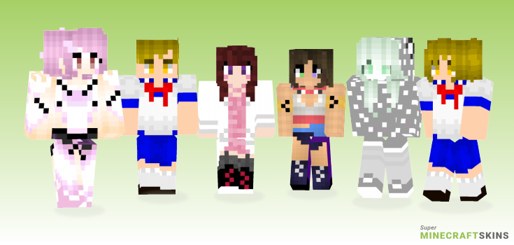Yuna Minecraft Skins - Best Free Minecraft skins for Girls and Boys