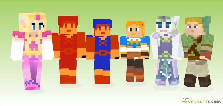 Zelda Minecraft Skins - Best Free Minecraft skins for Girls and Boys
