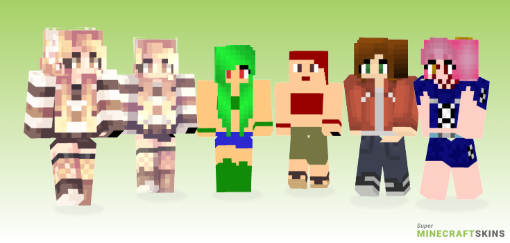 Zoey Minecraft Skins - Best Free Minecraft skins for Girls and Boys