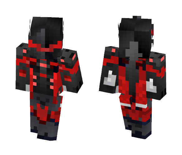 RED CARBON GENJI - Male Minecraft Skins - image 1