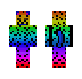 Rainbow Cheetah - Male Minecraft Skins - image 2