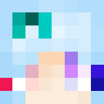 ♣ Blue (Human?) Wolf/Fox - Female Minecraft Skins - image 3