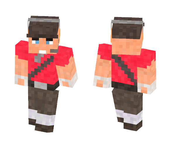 RED Scout - Team Fortress 2 - Male Minecraft Skins - image 1
