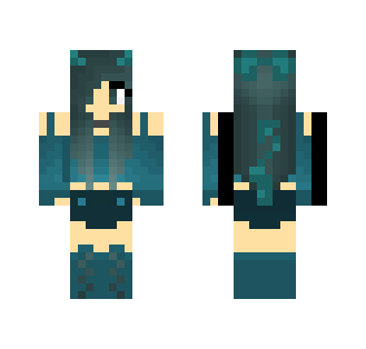 Blue Demon - Female Minecraft Skins - image 2