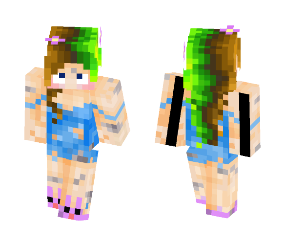 Little shy girl 2 - Girl Minecraft Skins - image 1