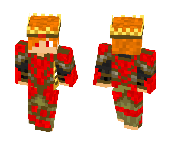 Fire King - Male Minecraft Skins - image 1