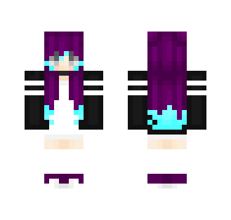 Purple and blue girl - Girl Minecraft Skins - image 2