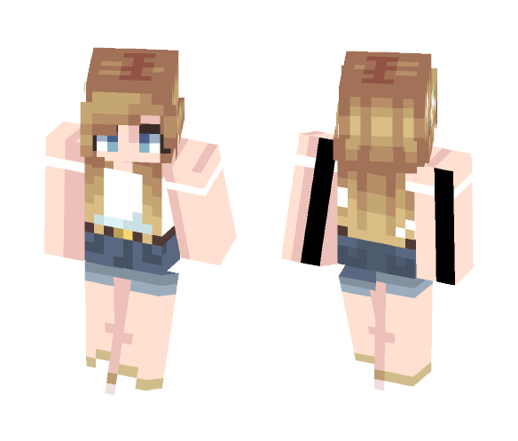Summer girl - REDONE - - Girl Minecraft Skins - image 1