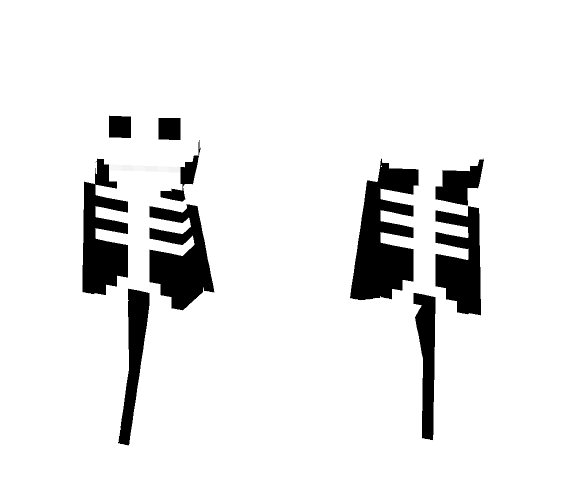 Just a normal skeleton. With a jaw. - Male Minecraft Skins - image 1