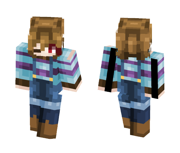 Underswap - Frisk - Female Minecraft Skins - image 1