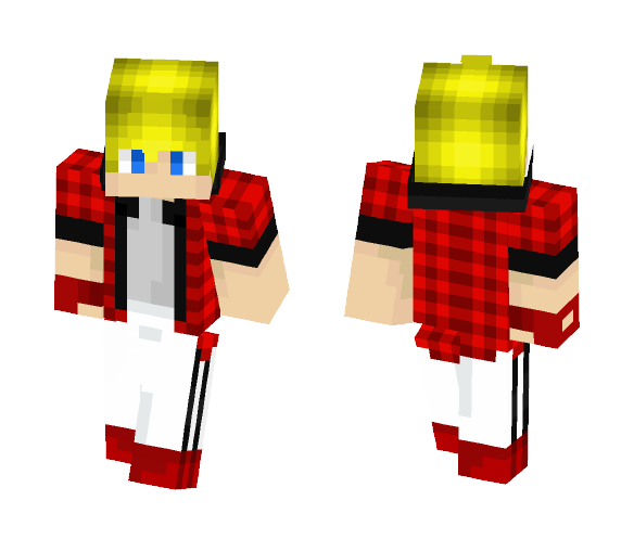 Flannel blond - Male Minecraft Skins - image 1