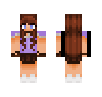 Purple PVP Girl - Girl Minecraft Skins - image 2