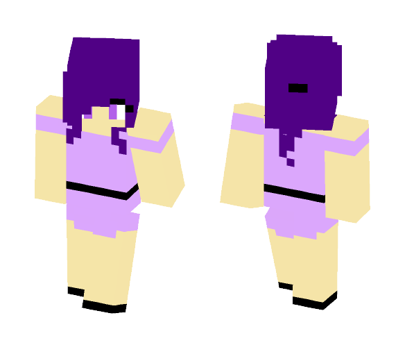 Purple Girl - Girl Minecraft Skins - image 1