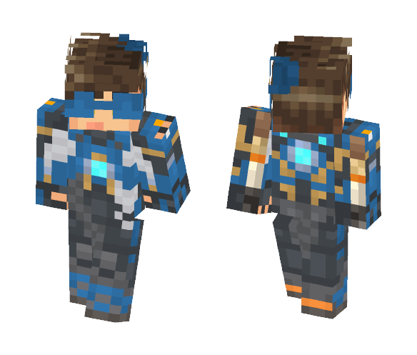Overwatch - Cadet Oxton - Female Minecraft Skins - image 1