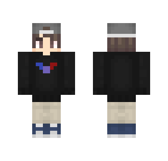 Gray hat - Male Minecraft Skins - image 2