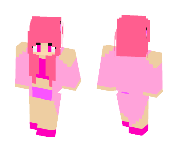 Pink and Preppy {Lola} - Female Minecraft Skins - image 1