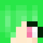Cute green-pink girl - Cute Girls Minecraft Skins - image 3