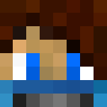 Neon Blue Parkour Pro - Male Minecraft Skins - image 3