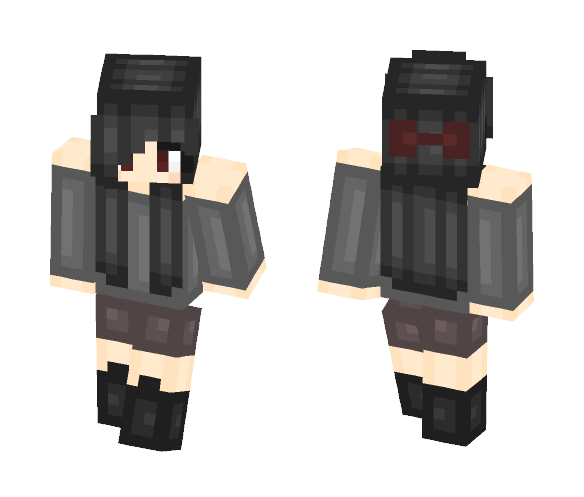 Kinda gothic girl - Girl Minecraft Skins - image 1