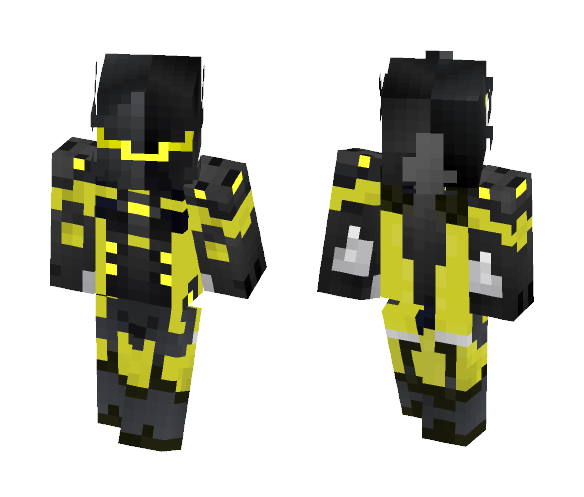 Carbon Yellow Genji - Male Minecraft Skins - image 1