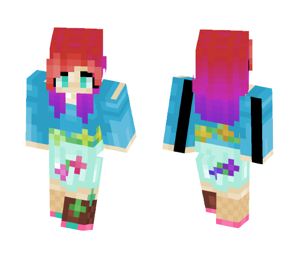 unique // bagged milk - Female Minecraft Skins - image 1