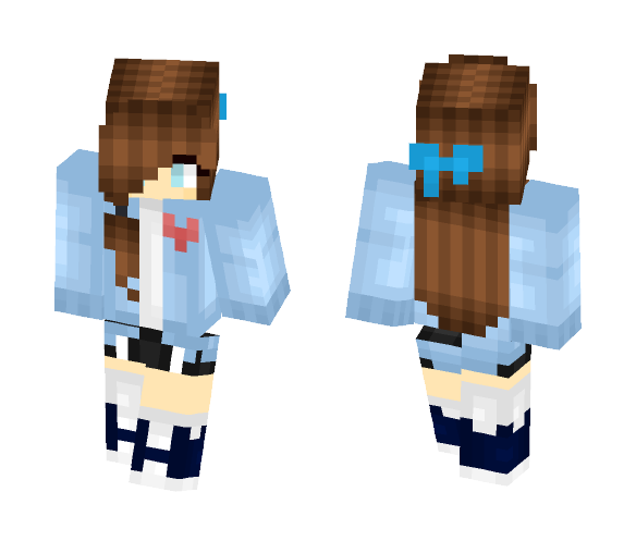Human_Sans Girl 2.0 - Girl Minecraft Skins - image 1
