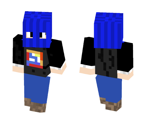 Bank Robber (Blue) - Male Minecraft Skins - image 1
