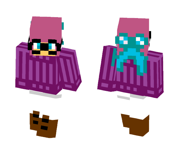 Nerdy Girl - Girl Minecraft Skins - image 1