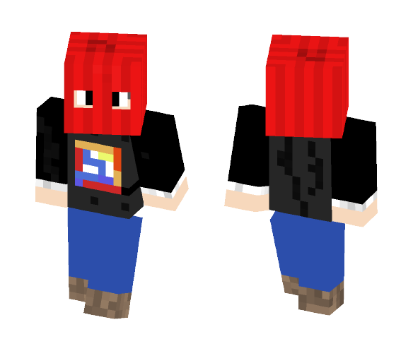 Bank Robber (Red) - Male Minecraft Skins - image 1