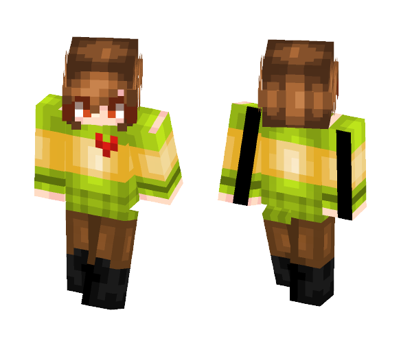 Undertale - Chara - Female Minecraft Skins - image 1