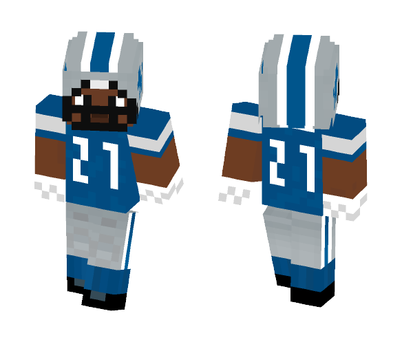 Ameer Abdullah (Detroit Lions) (HB) - Male Minecraft Skins - image 1