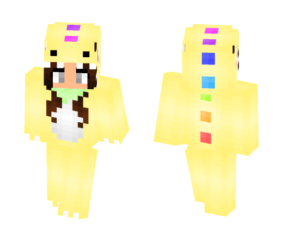 ItzGabrixella's Dino Onesie Skin - Female Minecraft Skins - image 1