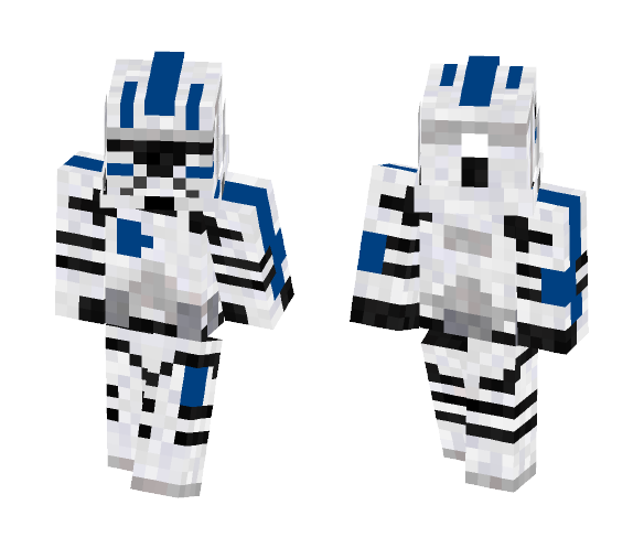 Clone Trooper Echo - Male Minecraft Skins - image 1