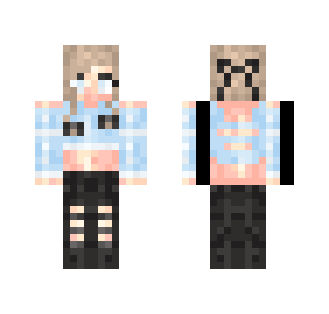 I love you to the moon but not back - Female Minecraft Skins - image 2