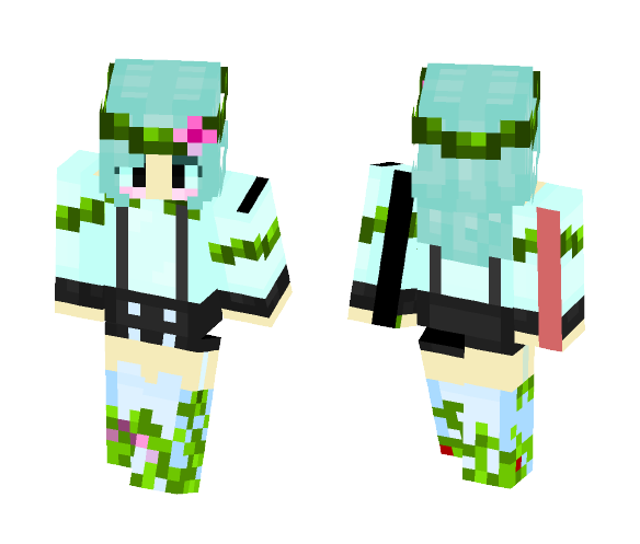 my spring uhc skin - Female Minecraft Skins - image 1