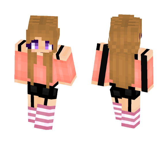 Taffy Stockings ♥ - Female Minecraft Skins - image 1