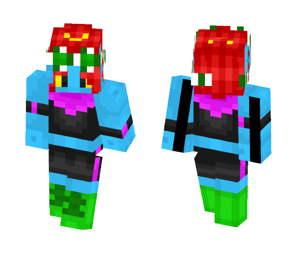Undyne Quantumtale - Female Minecraft Skins - image 1