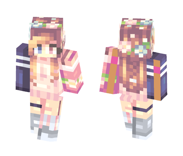 Break my heart ❤️ // st - Female Minecraft Skins - image 1