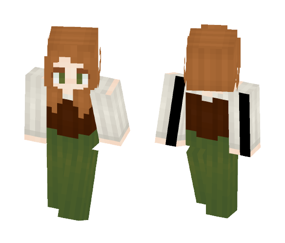 ⊰ Ginger Farmer Female ⊱ - Female Minecraft Skins - image 1