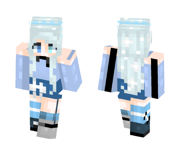 ❆Snow❄ - Female Minecraft Skins - image 1