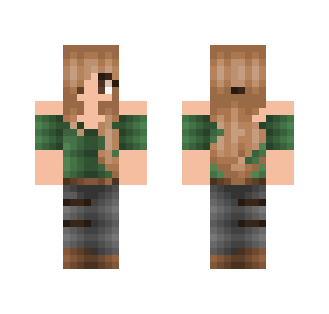 Forest Warrior - Female Minecraft Skins - image 2
